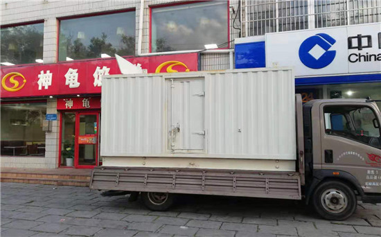 海西出租发电机施工案例